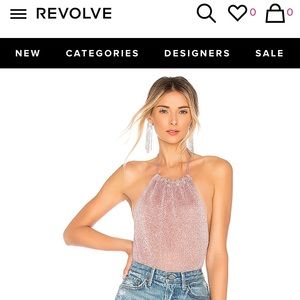 Superdown Metallic Bodysuit